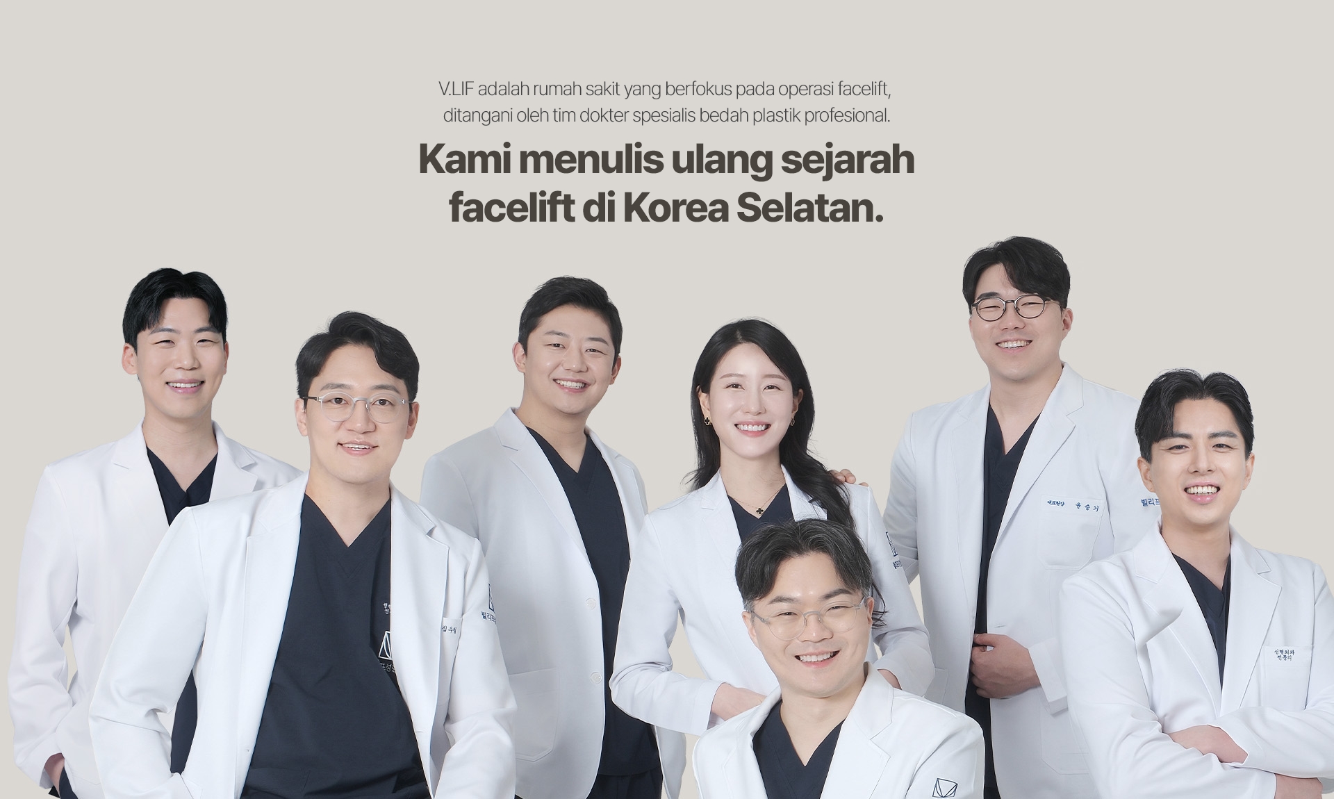 V.LIF adalah rumah sakit yang berfokus pada operasi facelift, ditangani oleh tim dokter spesialis bedah plastik profesional. Kami menulis ulang sejarah facelift di Korea Selatan.